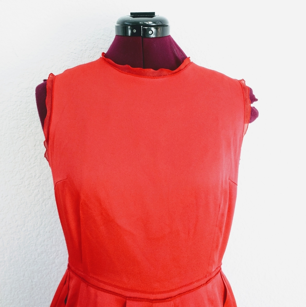 O'2nd red silk dress - Picture 6 of 6